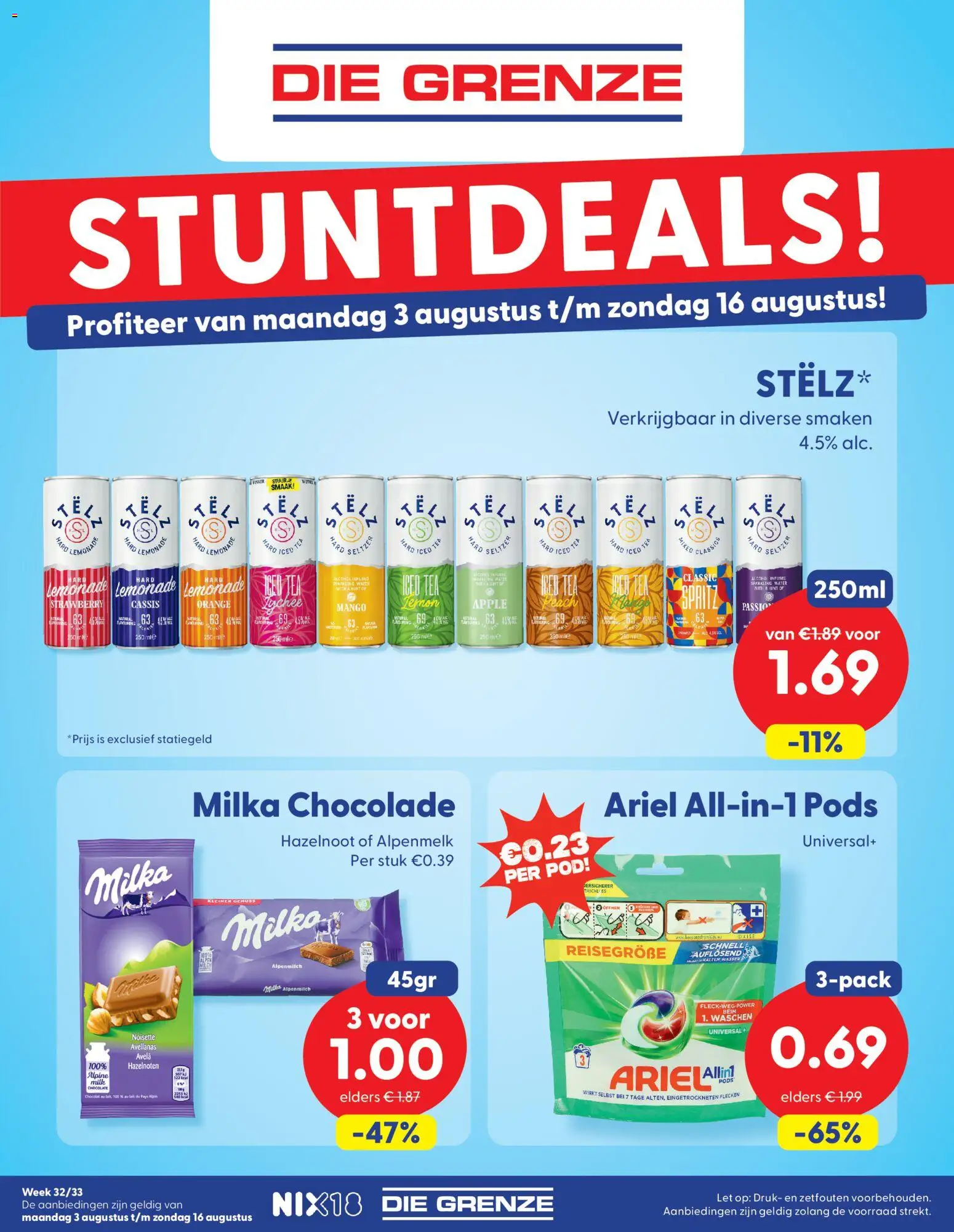 Voorbeeld van Die Grenze folder van winkel Die Grenze geldig vanaf 03-08-2026