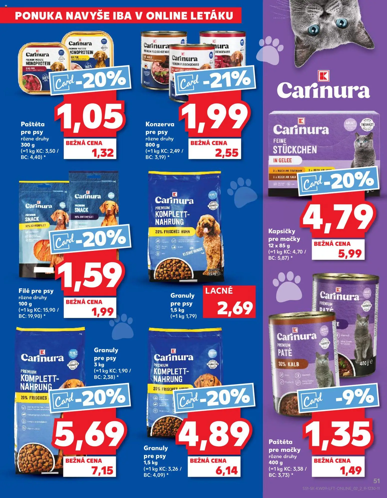 Náhľad Kaufland letáku platného od 26.02.2026 - Kapsičky pre mačky, Paštéta, Filé, Kapsičky