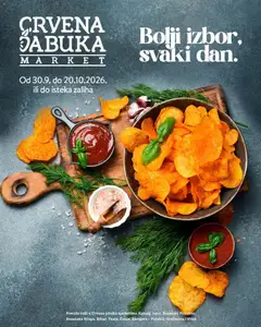 Pregled letka Crvena jabuka katalog trgovine Crvena jabuka vrijedi od 30.09.2026