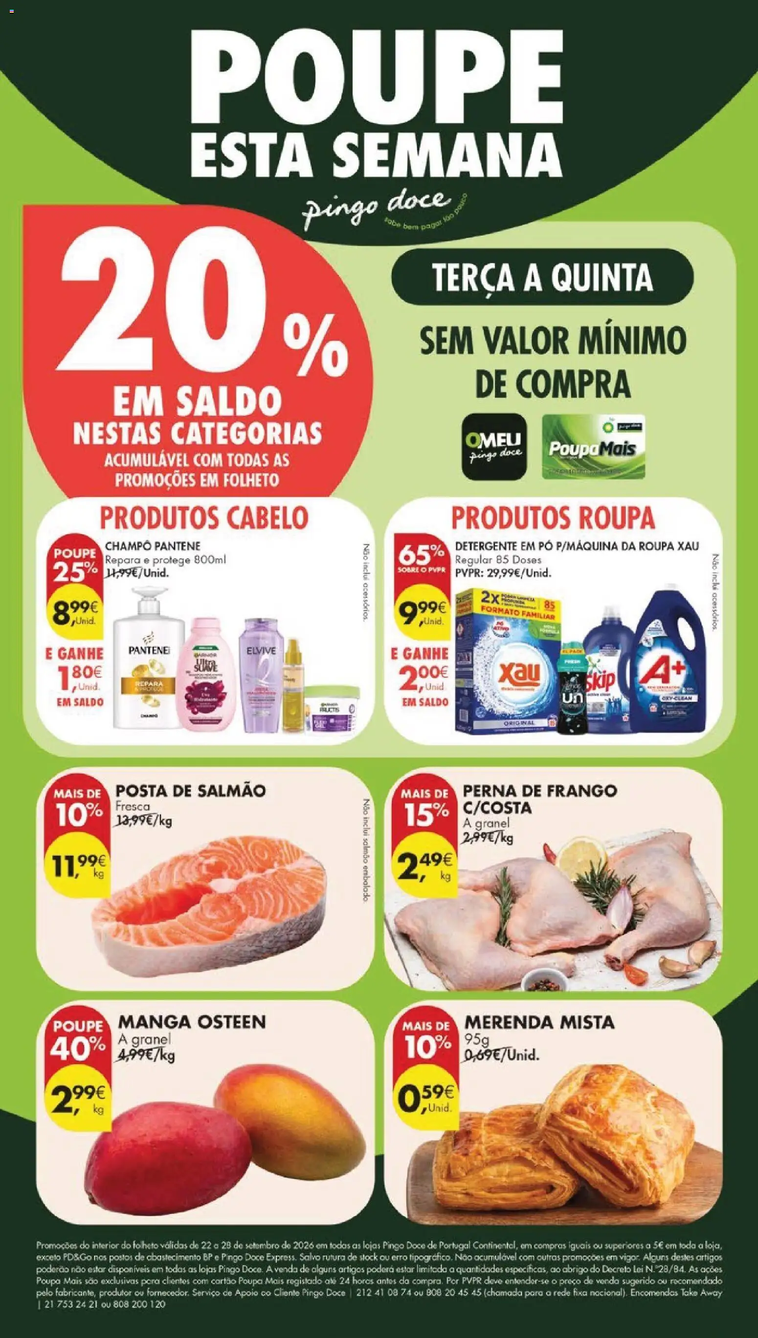 Pré-visualização do folheto da loja Pingo Doce válida a partir de 22/09/2026