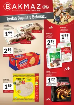 Pregled letka Bakmaz Tjedan Dupina trgovine Bakmaz vrijedi od 05.10.2026