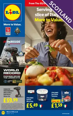 Preview of Lidl Weekly offers Lidl Scotland valid from 03/09/2026