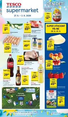 Náhled nabídky: Tesco Tesco leták - Supermarket platný od 27.05.2026