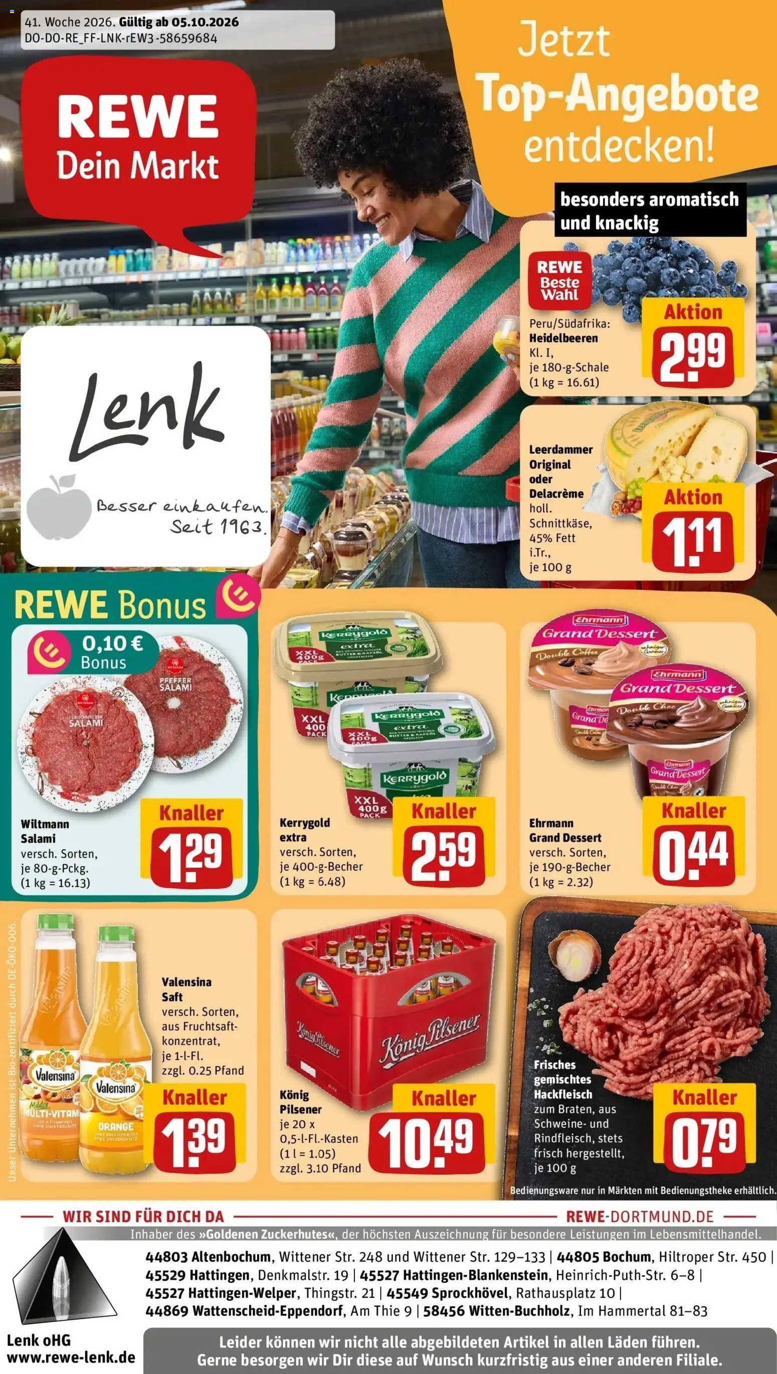 Vorschau von dem Prospekt des Geschäftes Rewe, gültig ab dem 05.10.2026