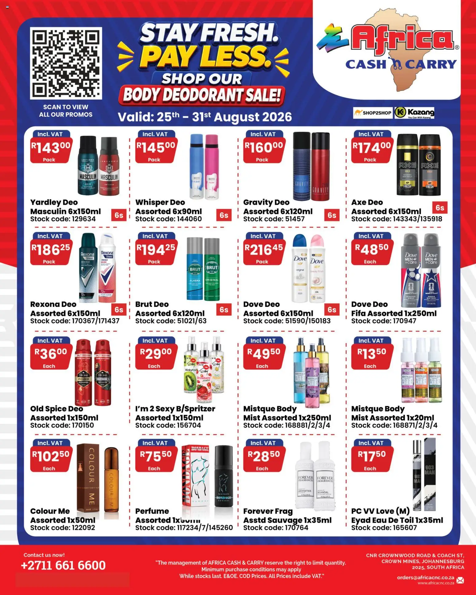 Preview of Africa Cash & Carry flyer valid from 25/08/2026