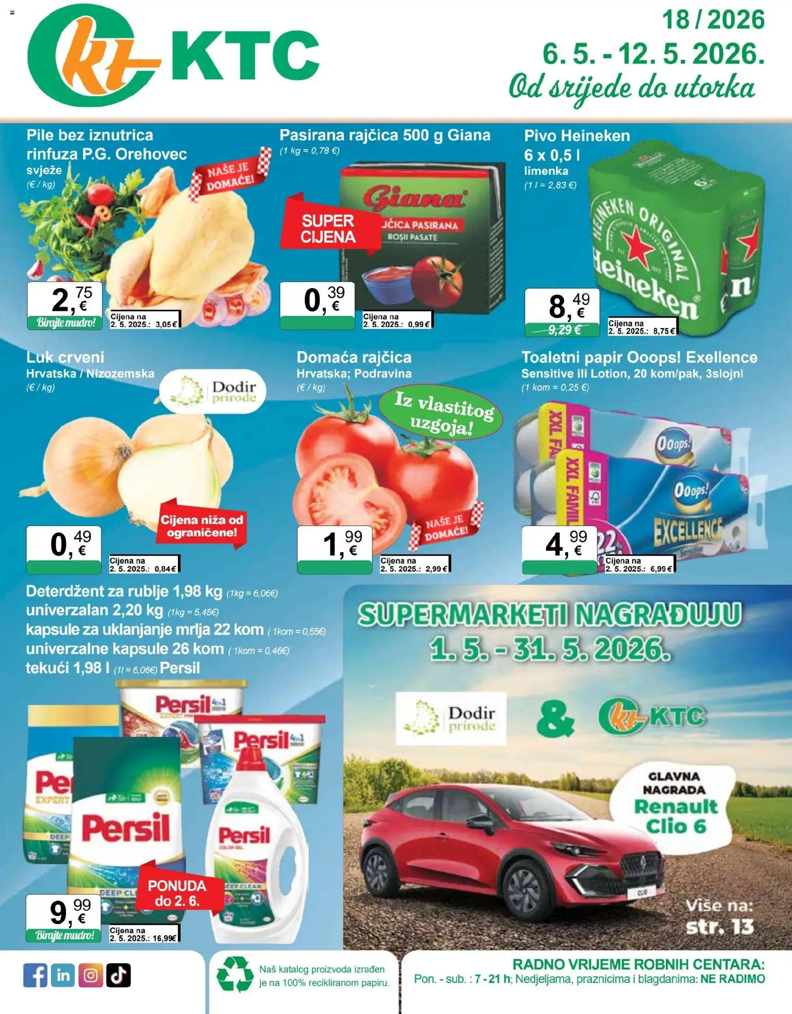 Pregled letka KTC Katalog trgovine KTC vrijedi od 06.05.2026