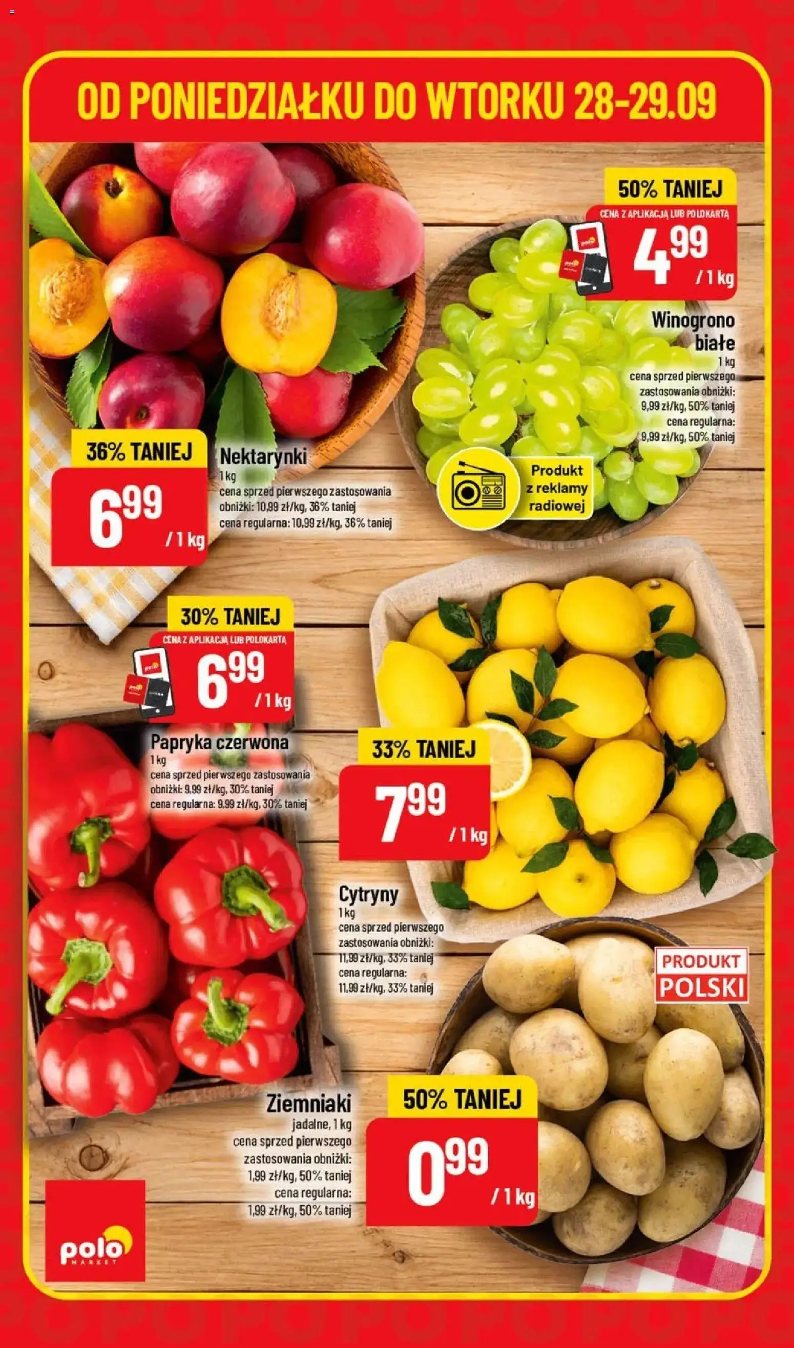 Pogląd gazetki "SuperHity POLOmarkt do wtorku 29.09 (G40)" ze sklepu POLOmarket ważnej od 28.09.2026