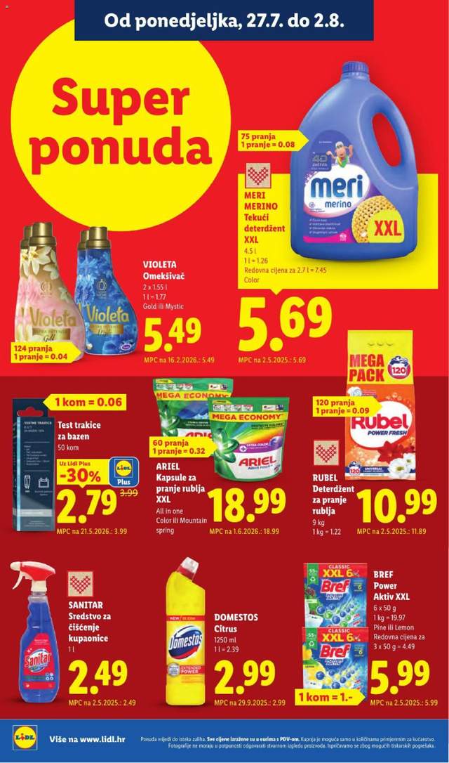 Novi Lidl katalog od 23.07.