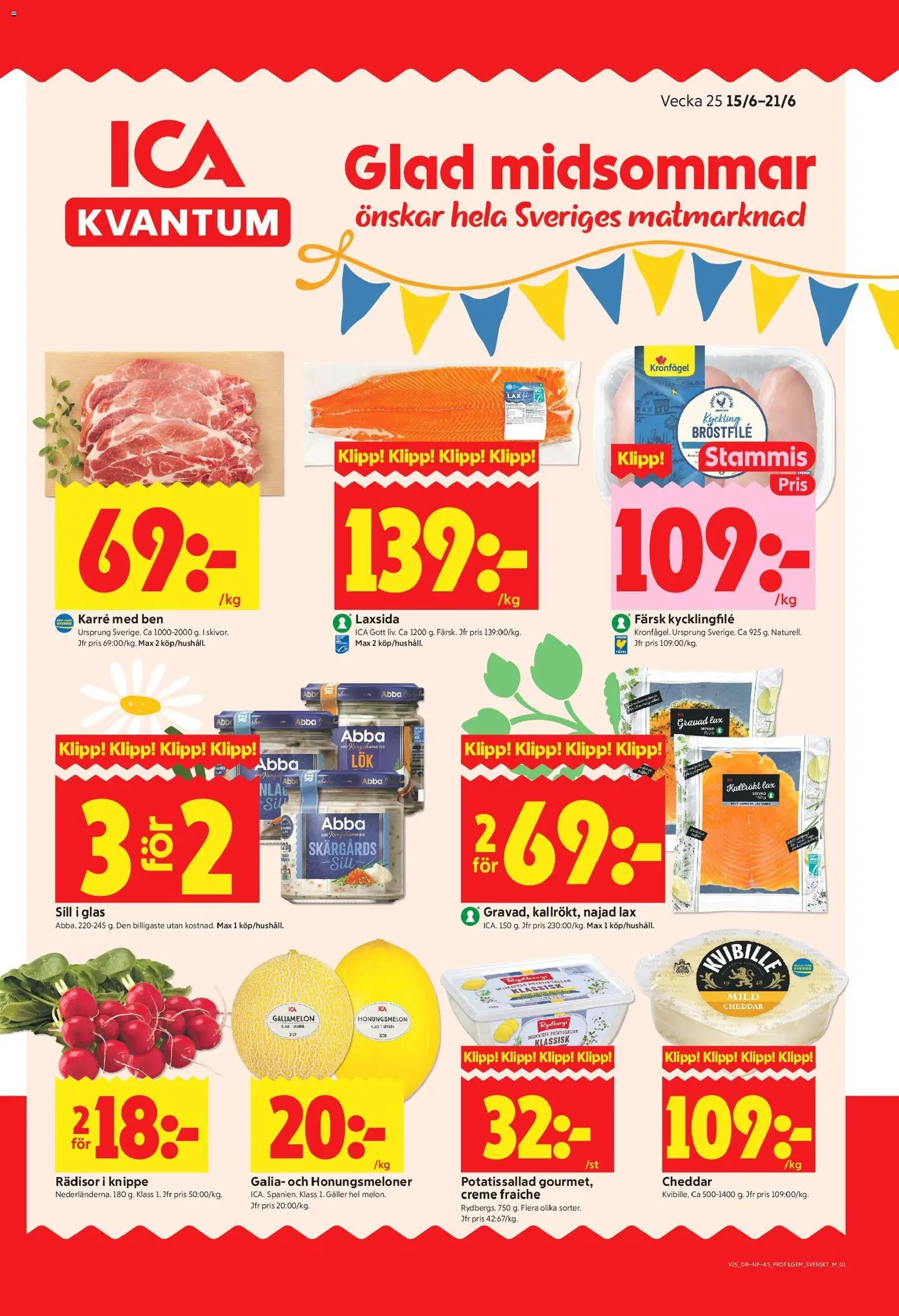 Förhandsgranska reklamblad ICA Kvantum erbjudanden från butik ICA Kvantum gäller från 15/06/2026