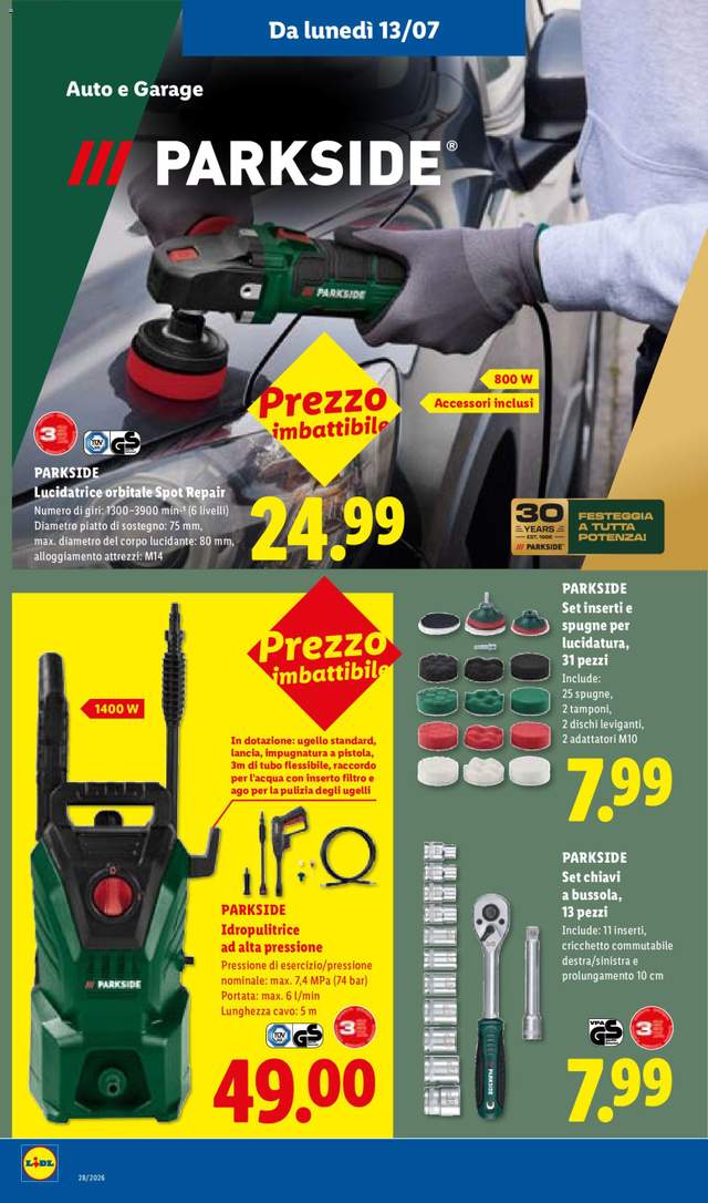 Nuovo volantino Lidl dal 09/07