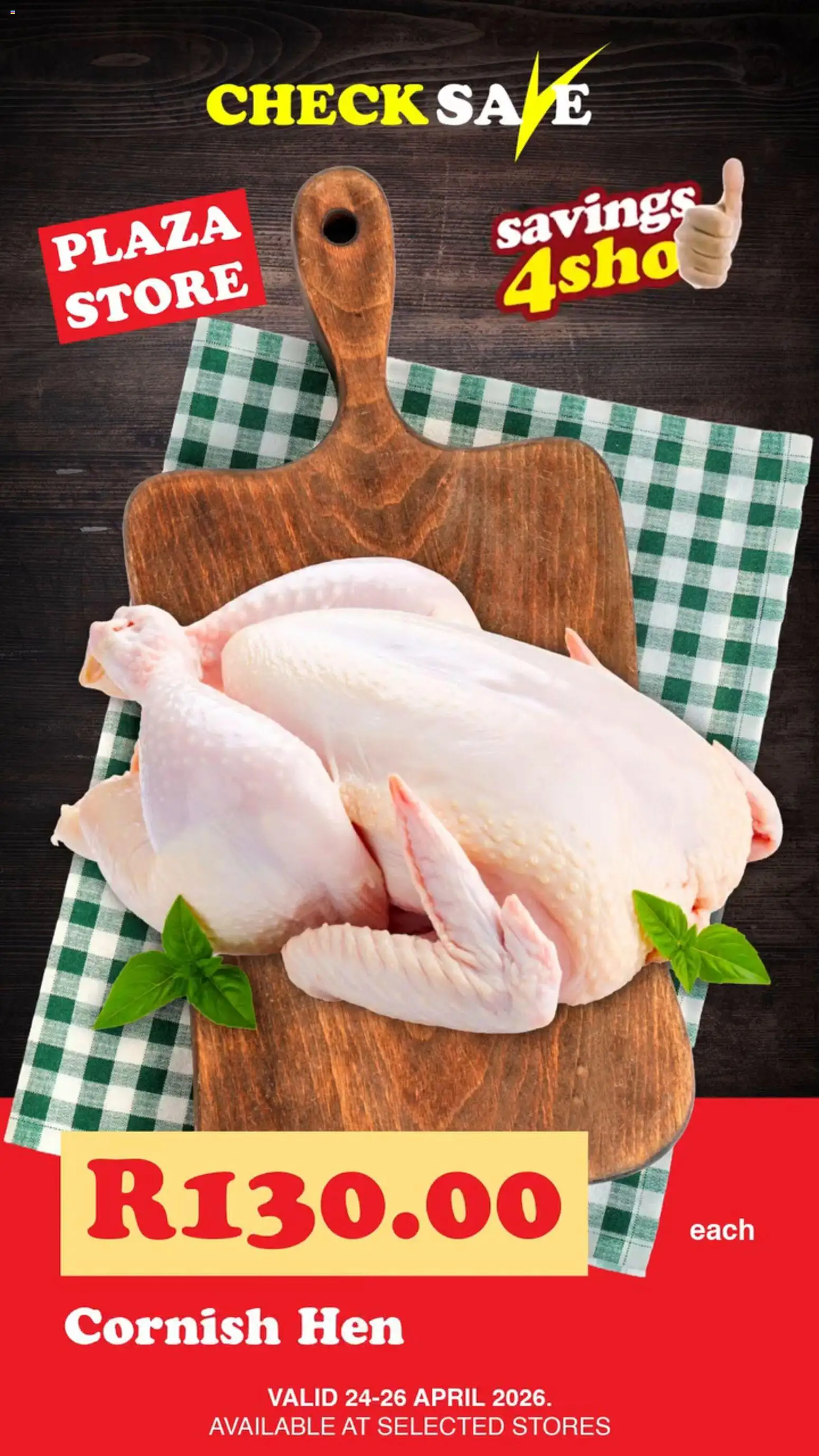 Check Save Butchery Specials from 26/04 - 26/04/2026