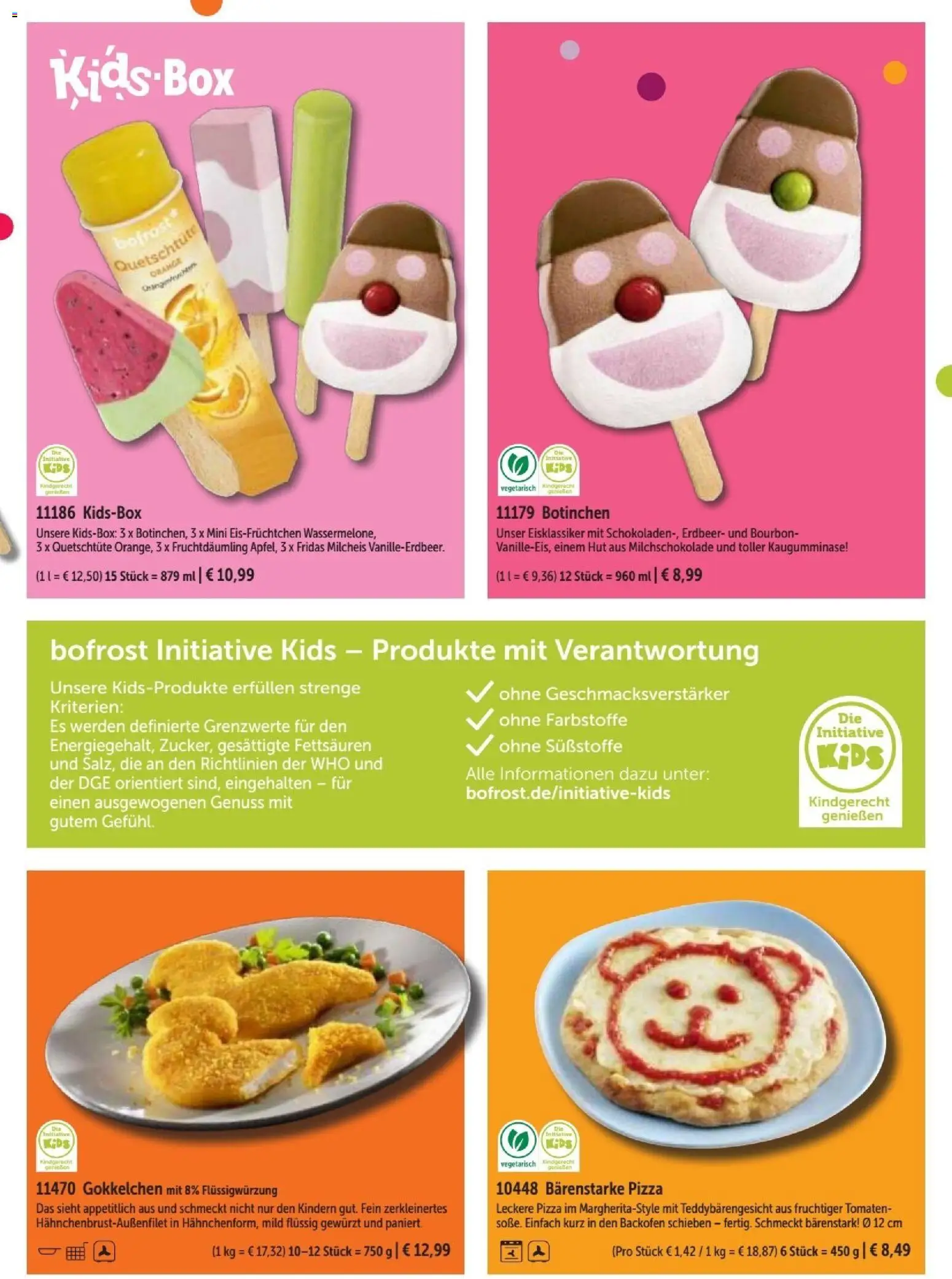Vorschau von dem Prospekt des Geschäftes Bofrost, gültig ab dem 07.09.2026 - Pizza, Backofen, Tomaten, Hut, Bourbon, Süßstoffe