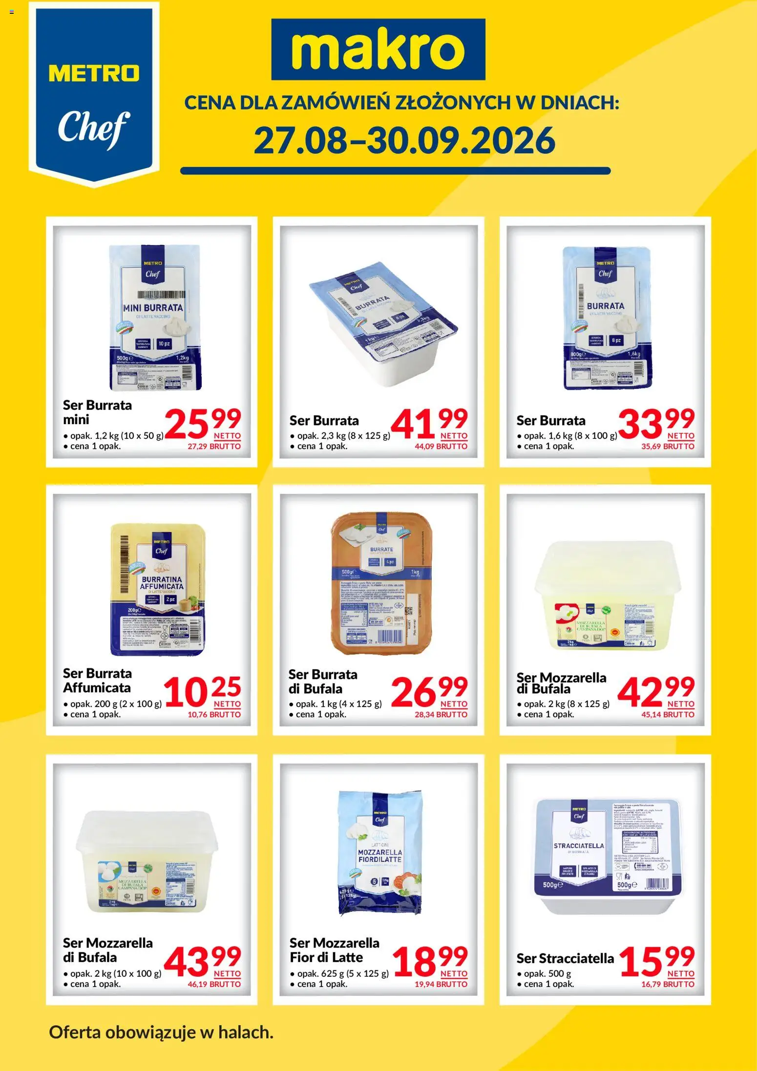 Pogląd gazetki "Makro gazetka - Metro Chef" ze sklepu Makro ważnej od 27.08.2026