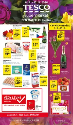 Náhled nabídky: Tesco Tesco leták - Supermarket platný od 06.05.2026