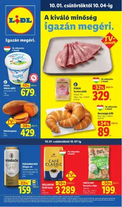 Lidl - Lidl akciós újság megtekintése, amely érvényes 2026.10.01.-től