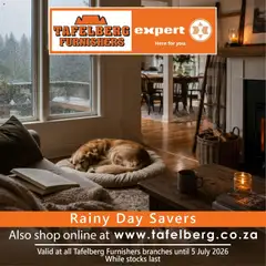 Preview of Tafelberg Furnishers flyer valid from 25/06/2026