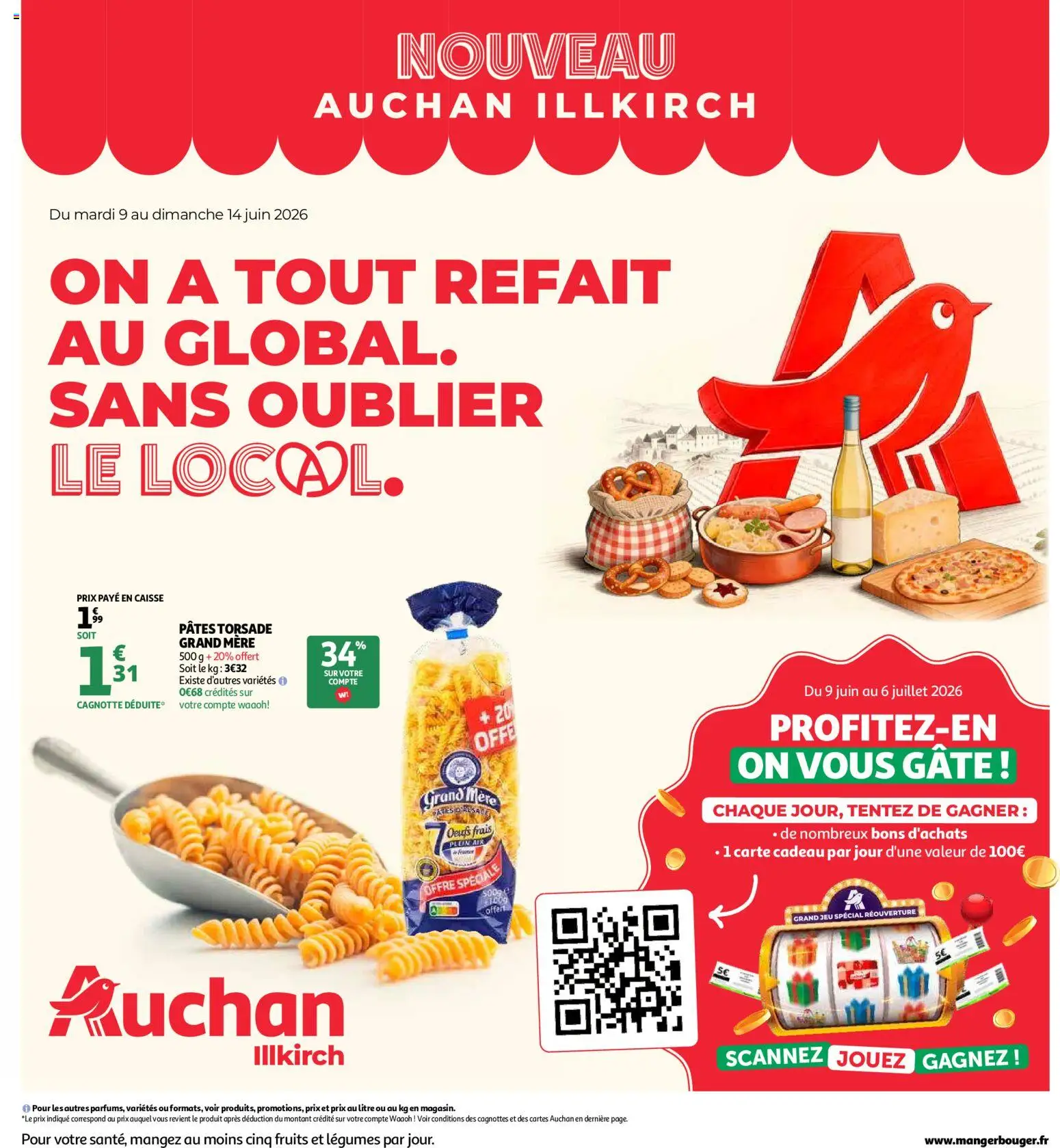 Voorbeeld van Auchan Nouveau AUCHAN ILLKIRCH van winkel Auchan geldig vanaf 09/06/2026
