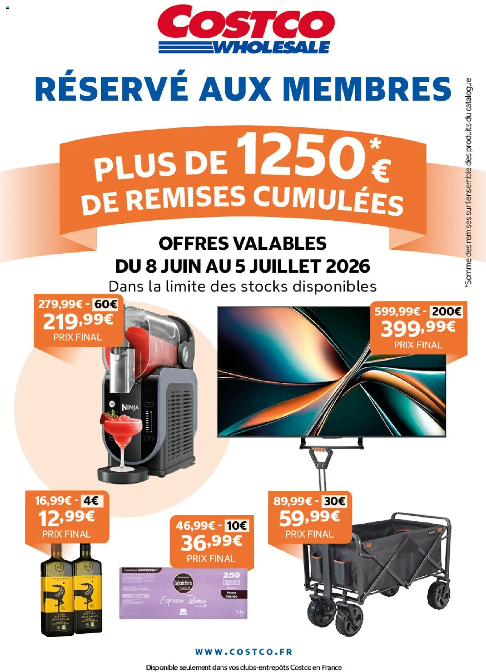 Prévisualisation de Costco catalogue du magasin Costco formulaire valide 08/06/2026 - Café, Nespresso, Capsules