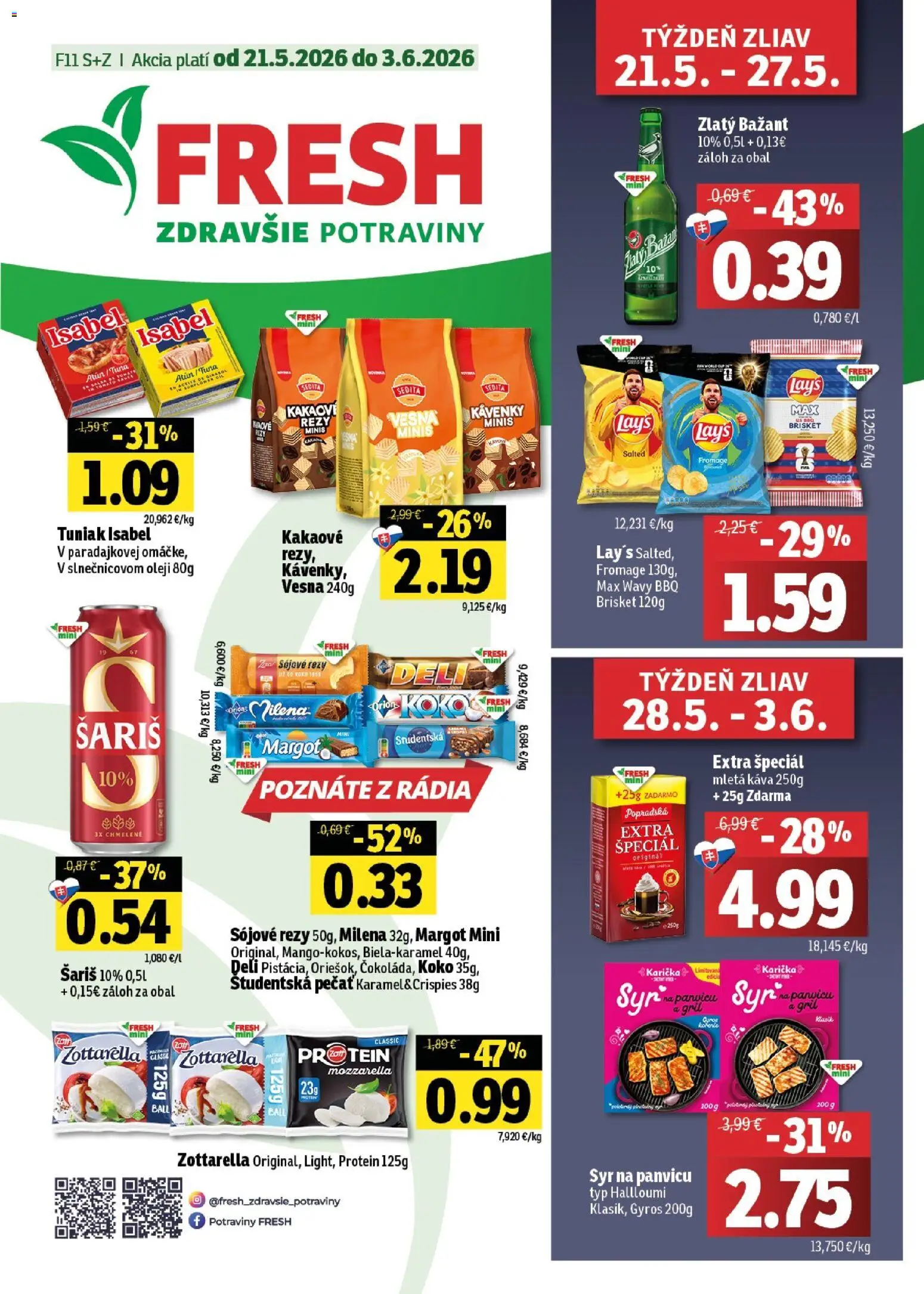 Náhľad Fresh letáku platného od 21.05.2026