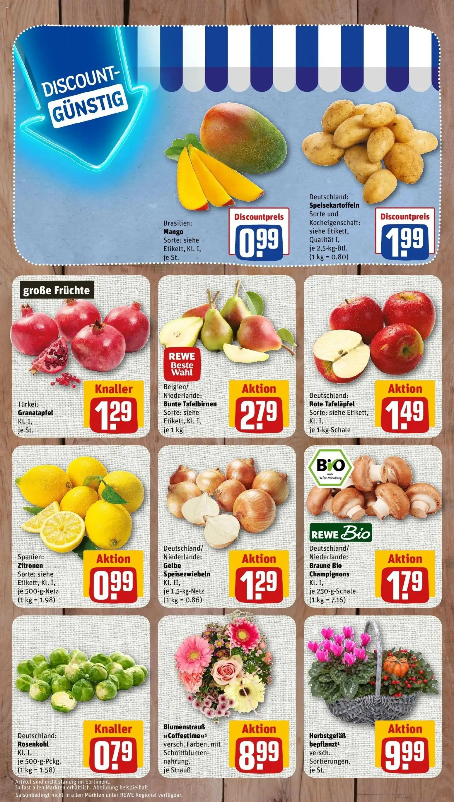Vorschau von dem Prospekt des Geschäftes Rewe, gültig ab dem 19.10.2026
