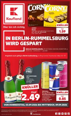 Vorschau von dem Prospekt des Geschäftes Kaufland, gültig ab dem 03.09.2026