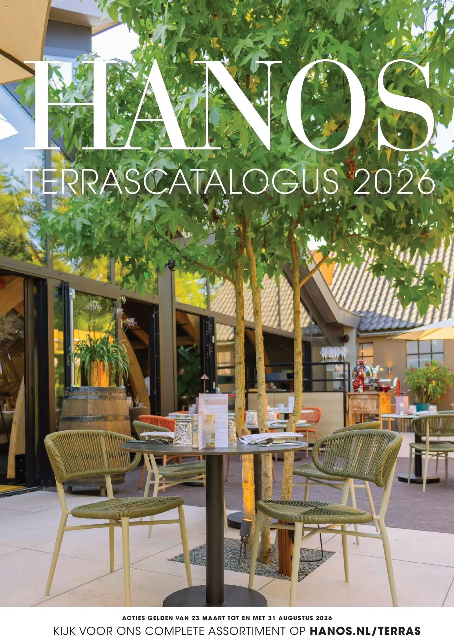 Voorbeeld van Hanos folder - Terrascatalogus 2026 van winkel Hanos geldig vanaf 23-03-2026