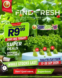Preview of Super Save flyer valid from 17/09/2026