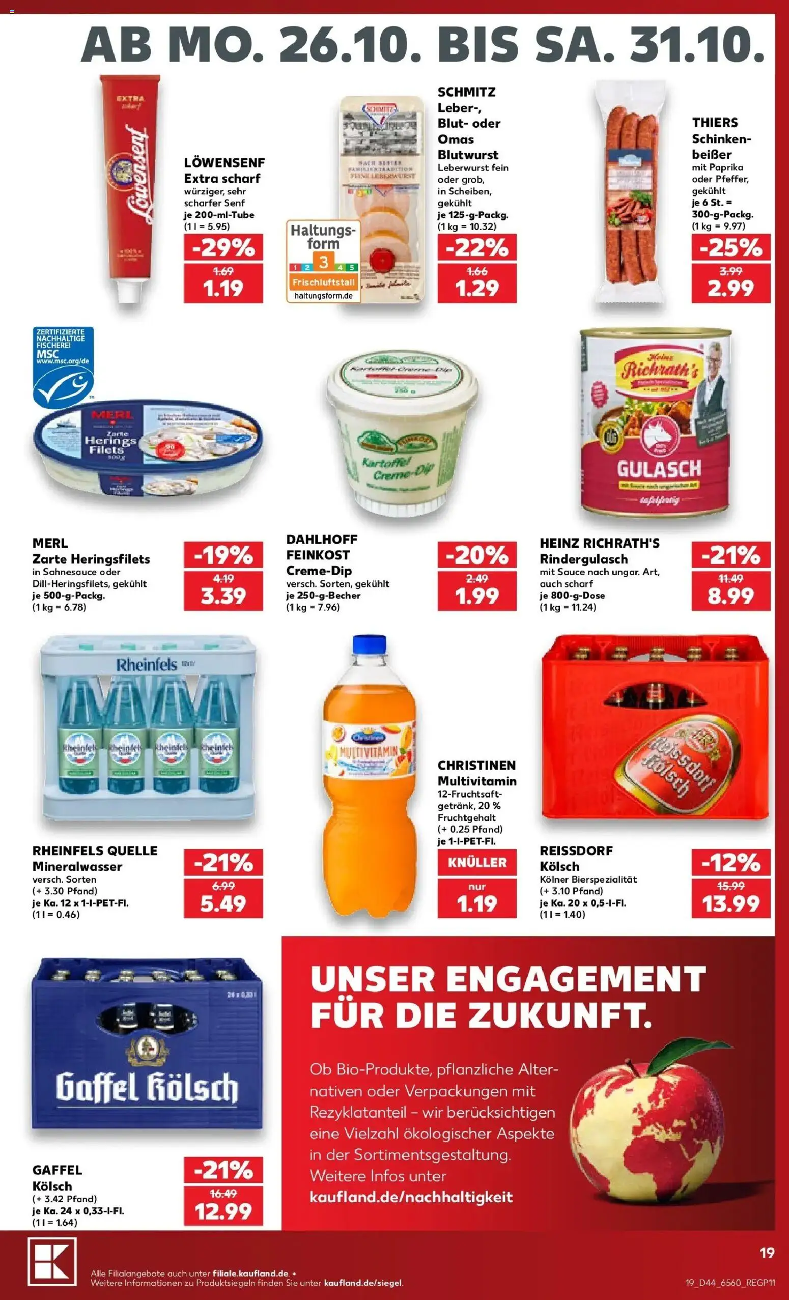 Vorschau von dem Prospekt des Geschäftes Kaufland, gültig ab dem 26.10.2026