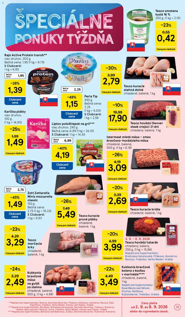 Nový Tesco leták od 02.09.