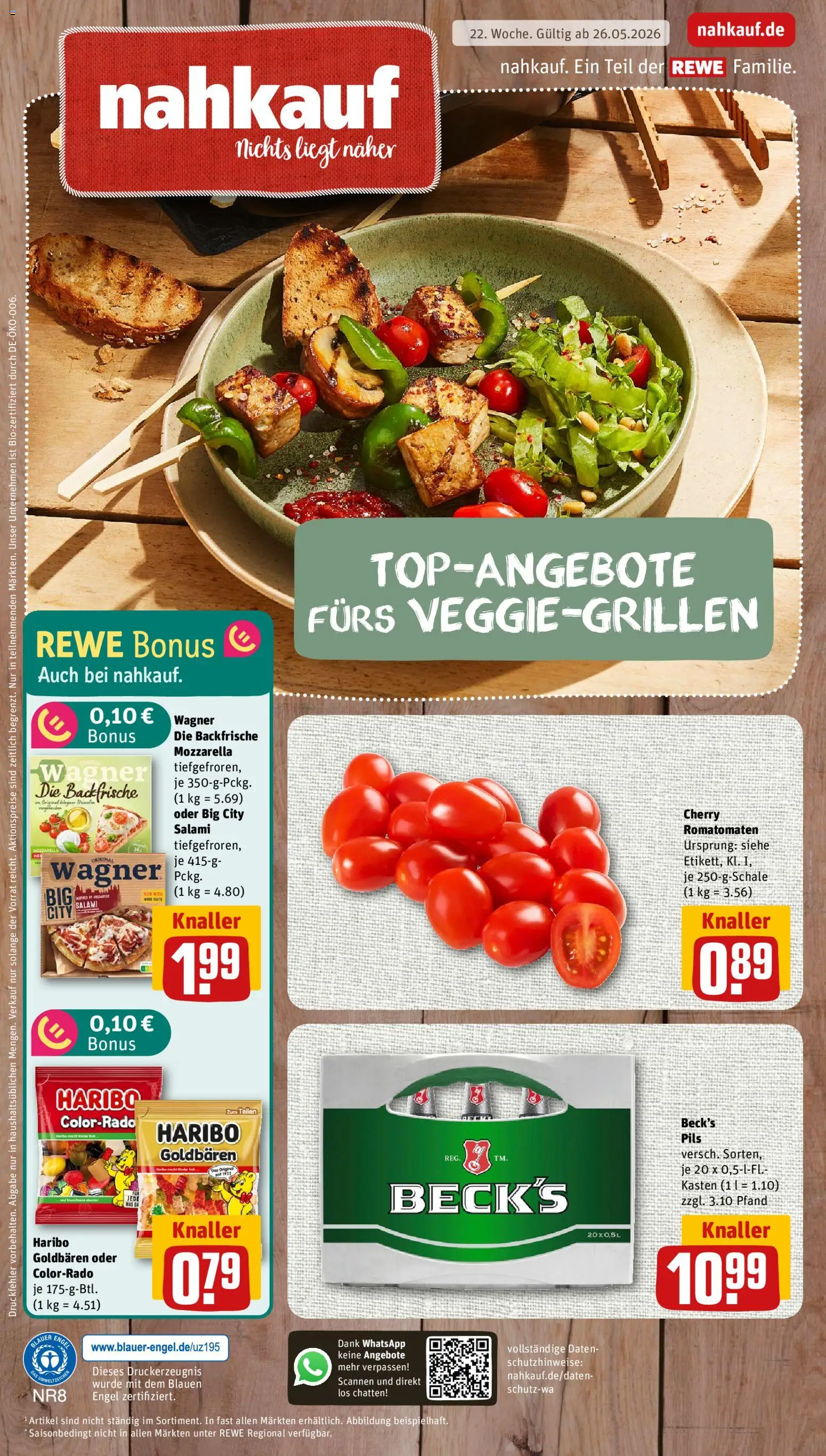 Vorschau von dem Prospekt des Geschäftes Rewe, gültig ab dem 26.05.2026