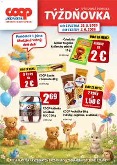 Náhľad COOP Jednota letáku platného od 28.05.2026