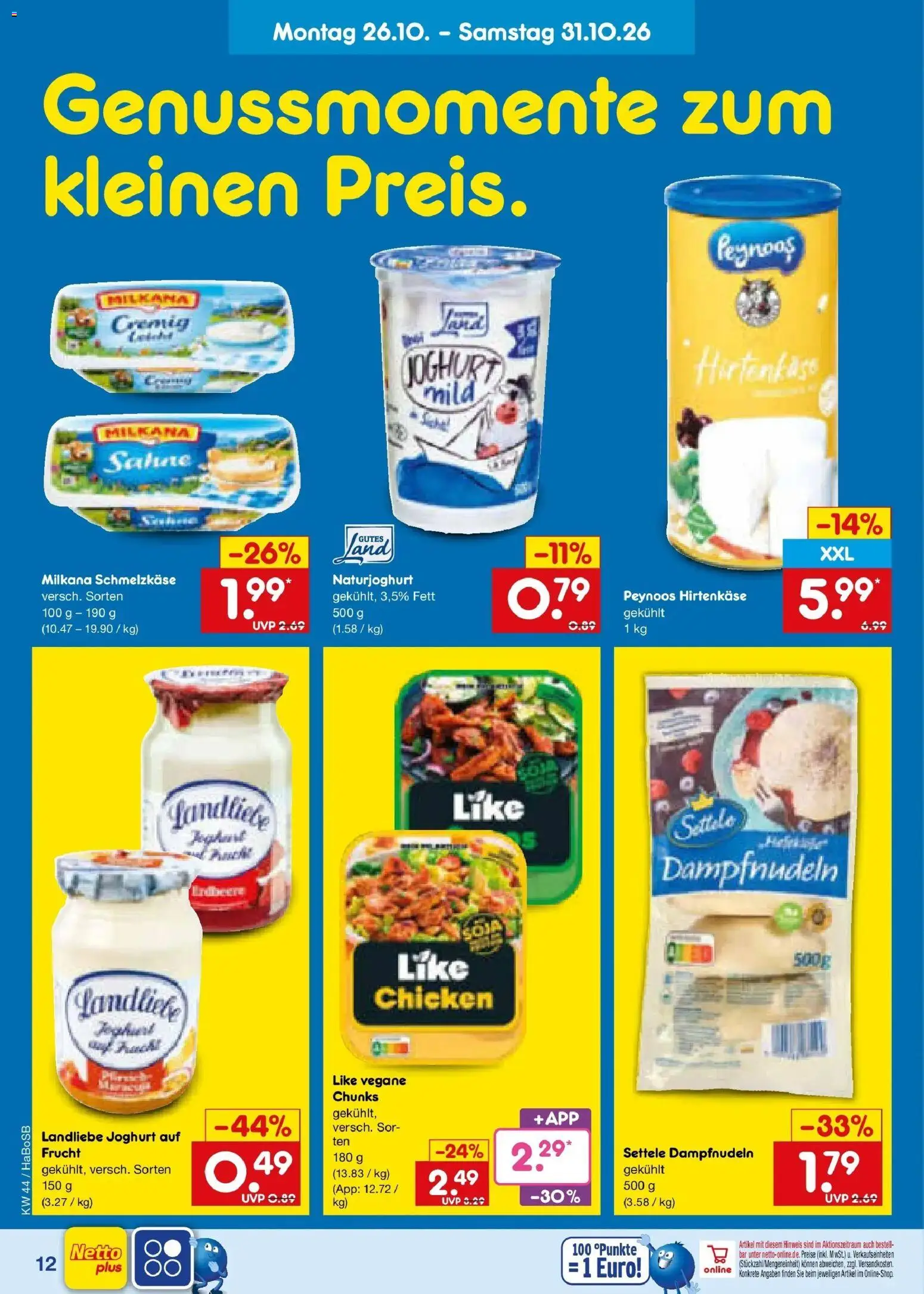 Vorschau von dem Prospekt des Geschäftes Netto Marken-Discount, gültig ab dem 26.10.2026