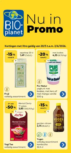 Voorbeeld van BioPlanet Folder van winkel BioPlanet geldig vanaf 20/05/2026