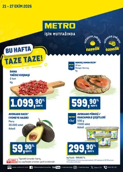 Metro Metro Katalog 21.10.2026 - Broşürünün önizlemesi