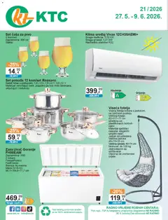 Pregled letka KTC - Katalog tehnike i posuđa trgovine KTC vrijedi od 27.05.2026