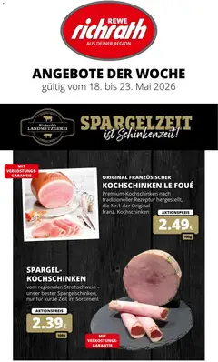 Vorschau von dem Prospekt des Geschäftes Rewe, gültig ab dem 17.05.2026