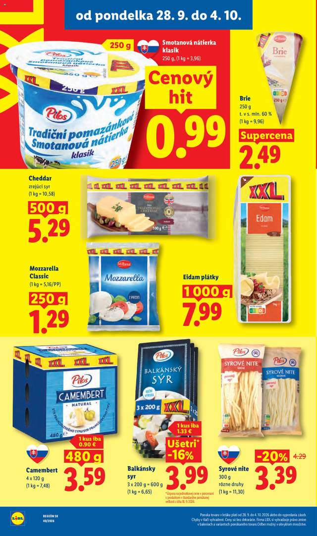 Nový Lidl leták od 28.09.