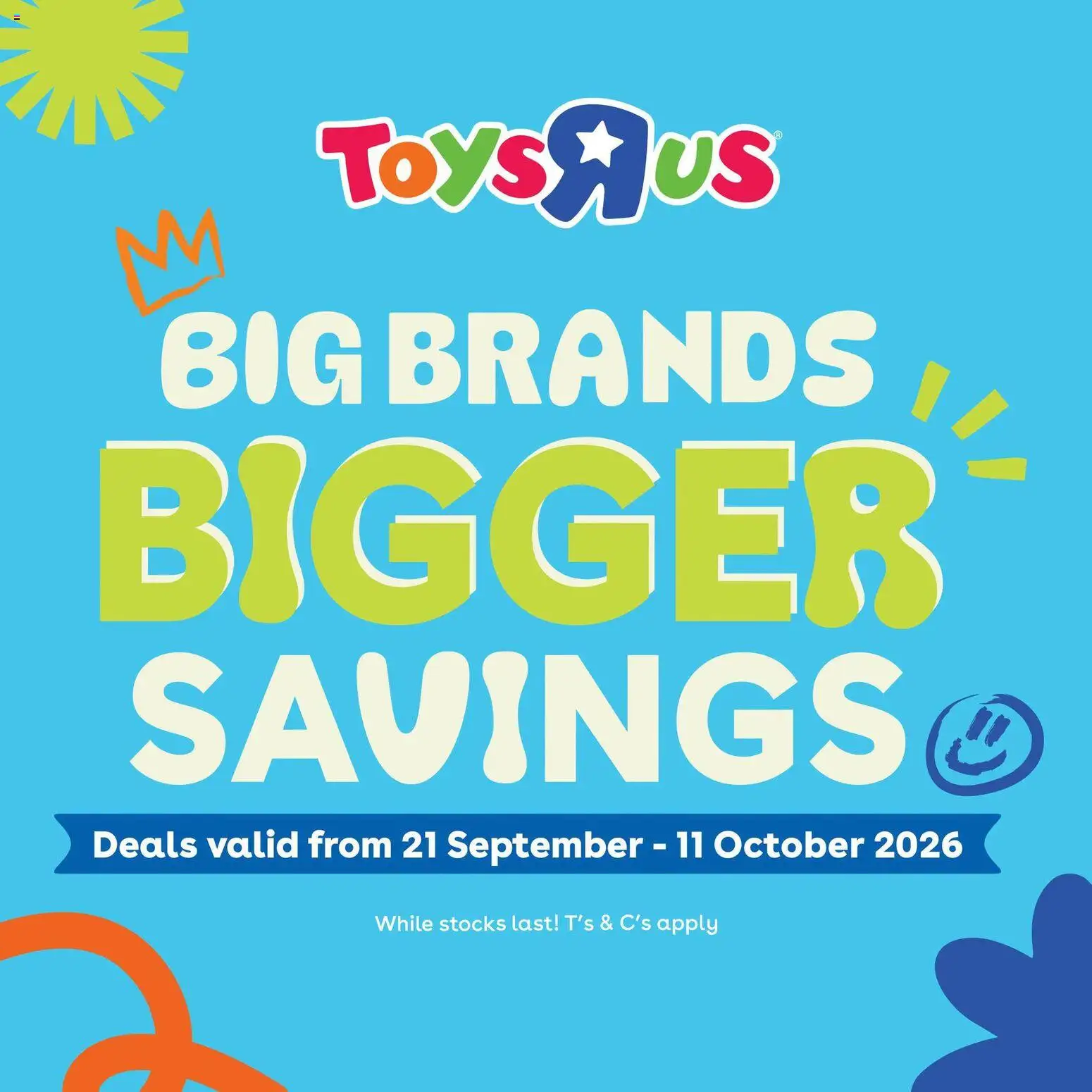 Preview of Toys R Us flyer valid from 22/09/2026