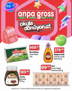 Anpa Gross Anpa Gross - Okula dönüş 05.09.2026 - Broşürünün önizlemesi