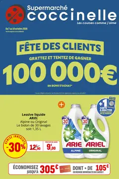 Prévisualisation de Coccinelle catalogue du magasin Coccinelle formulaire valide 07/10/2026