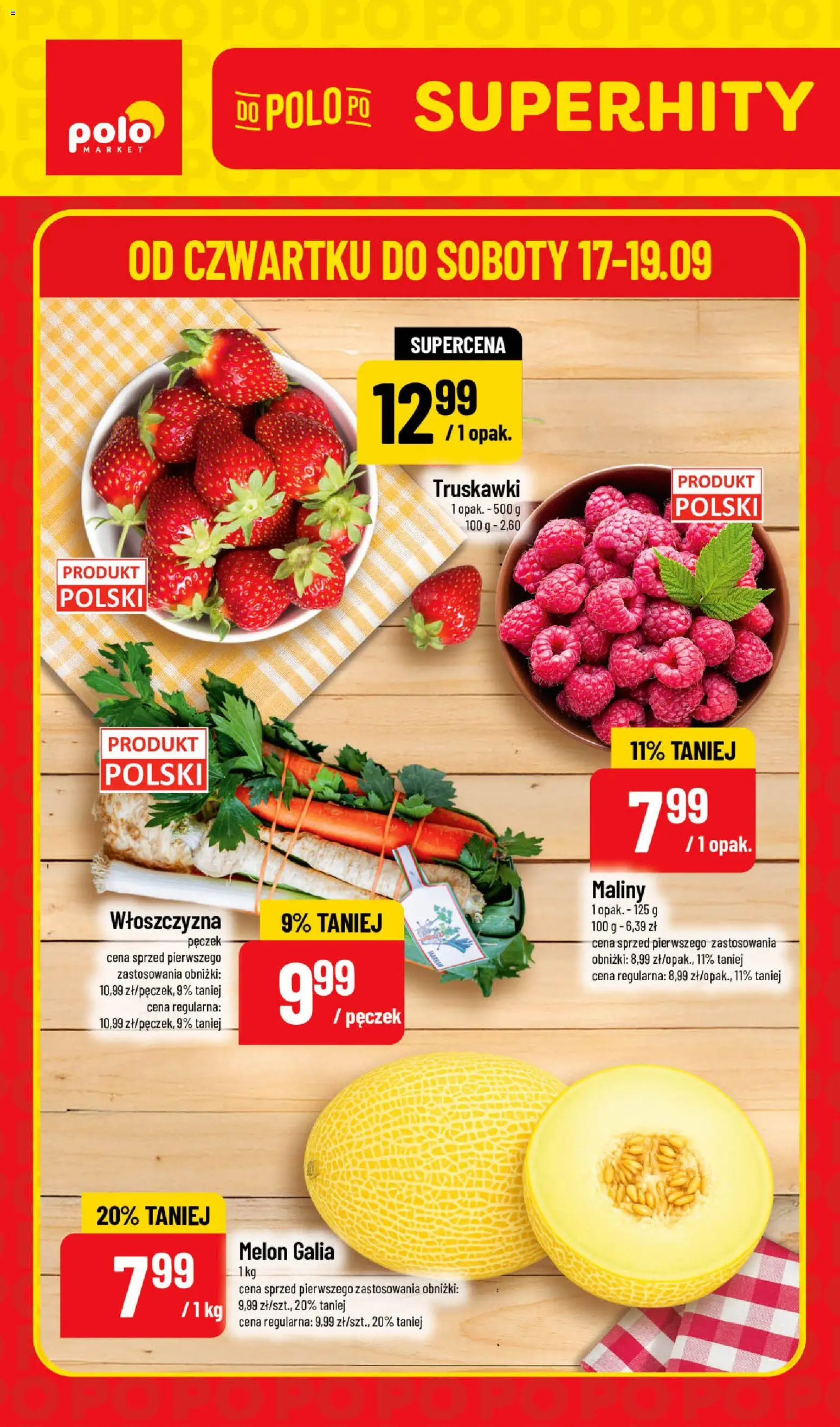 Pogląd gazetki "POLOmarket gazetka - Super Hity" ze sklepu POLOmarket ważnej od 17.09.2026