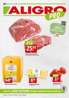Vorschau des Merkblatts Aligro aktionen Chavannes, Matran, Genève, Sion vom Shop Aligro gültig von 08.06.2026 bis 13.06.2026
