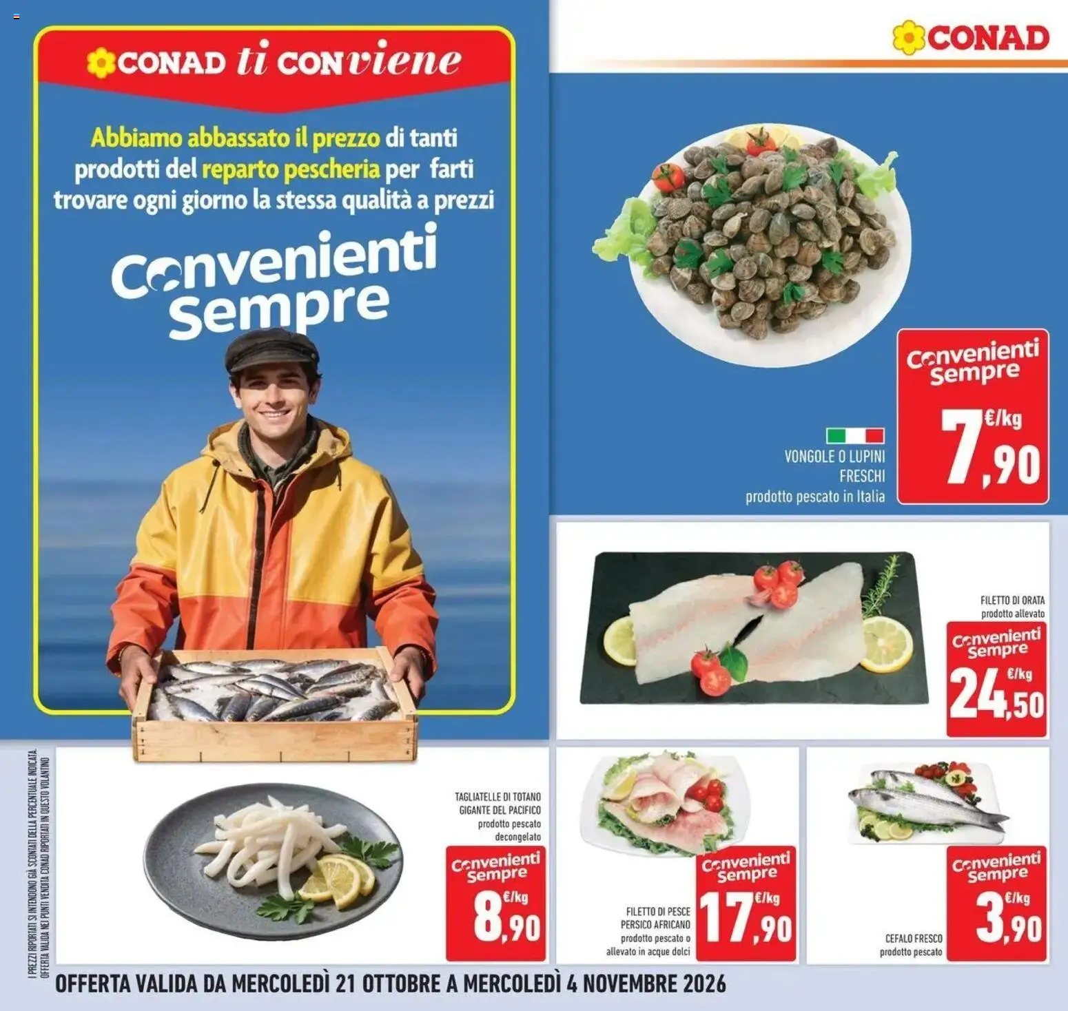 Anteprima dell'opuscolo Conad volantino Rio Saliceto dal negozio Conad valido da 21/10/2026