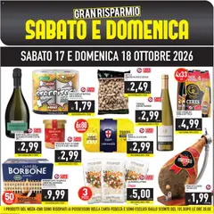 Anteprima dell'opuscolo PIM Supermercati volantino Weekend dal negozio PIM Supermercati valido da 17/10/2026