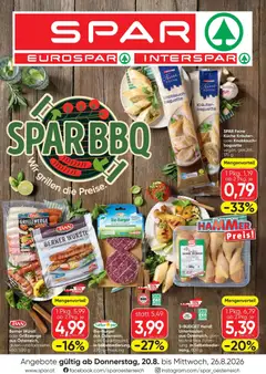 Vorschau der Angebote: Spar Spar Wir Grillen die Preise gültig ab 20.08.2026