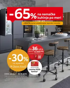 Pregled Lesnina XXXL kataloga - važi od 07.09.2026