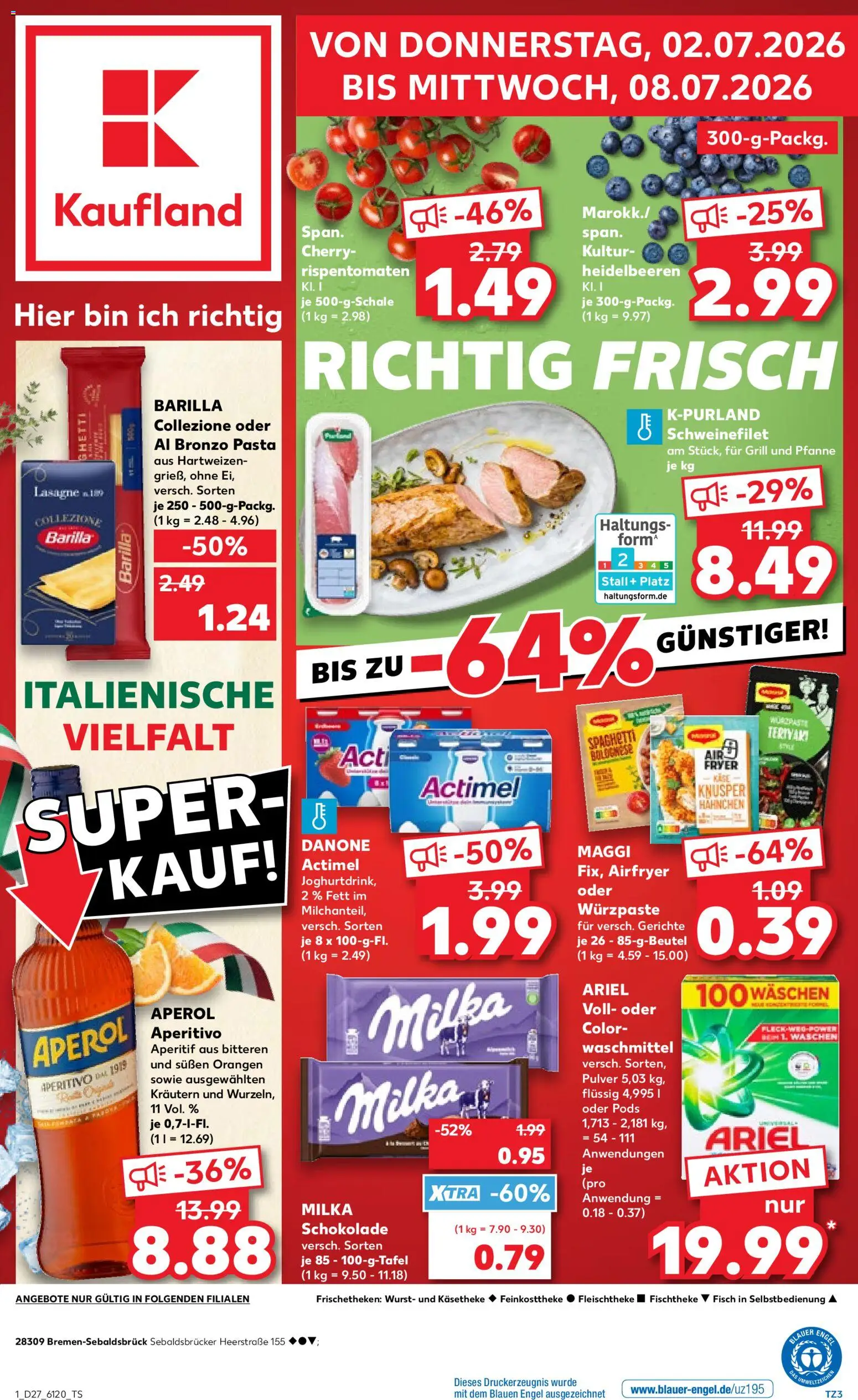 Vorschau von dem Prospekt des Geschäftes Kaufland, gültig ab dem 02.07.2026