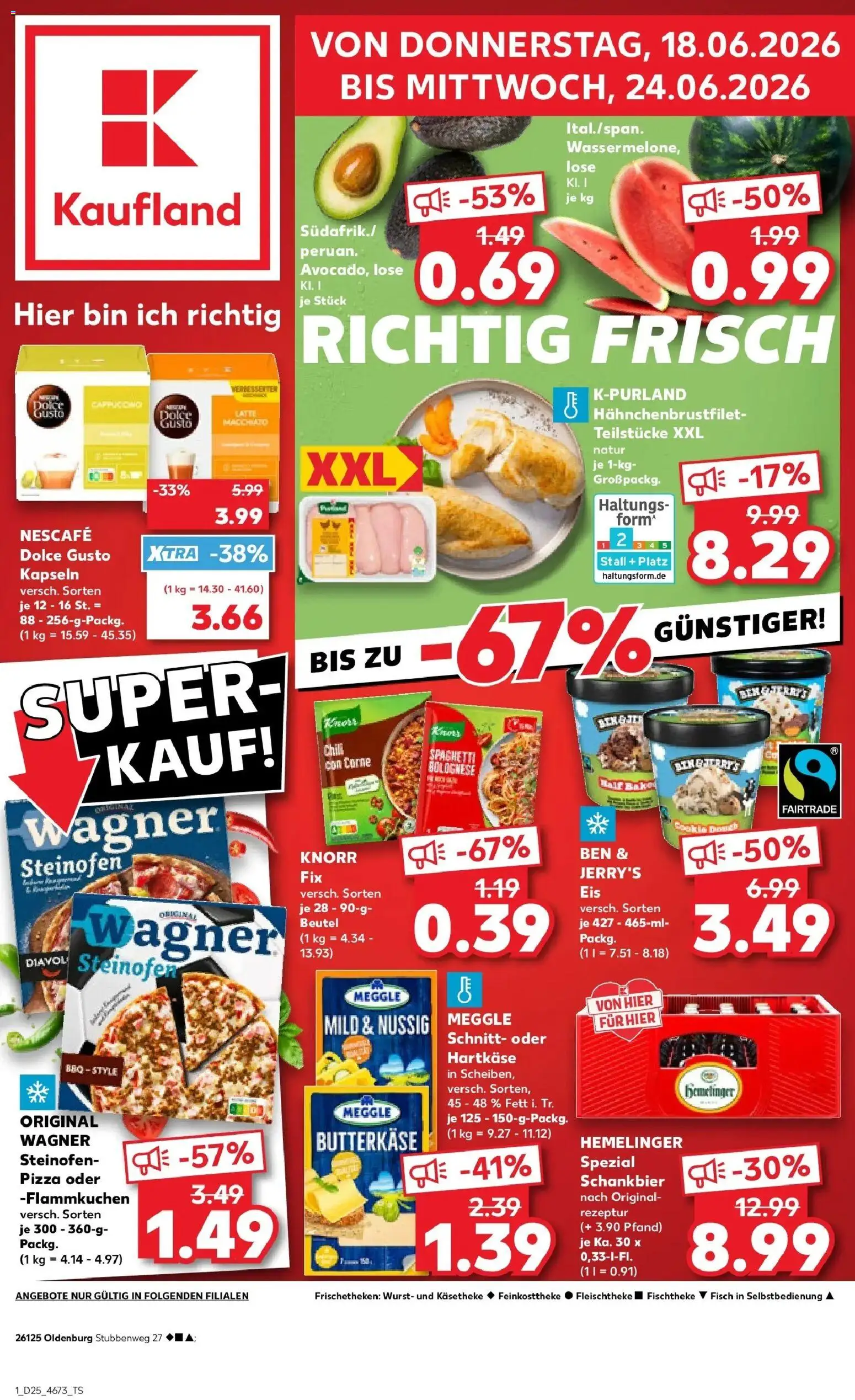 Vorschau von dem Prospekt des Geschäftes Kaufland, gültig ab dem 18.06.2026
