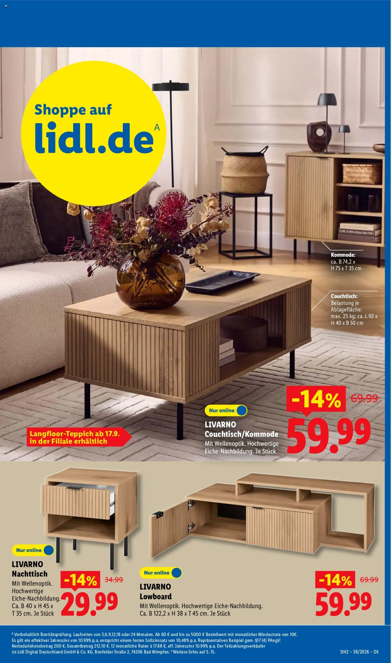 Vorschau von dem Prospekt des Geschäftes Lidl, gültig ab dem 14.09.2026 - Telefon, Bad, Adapter