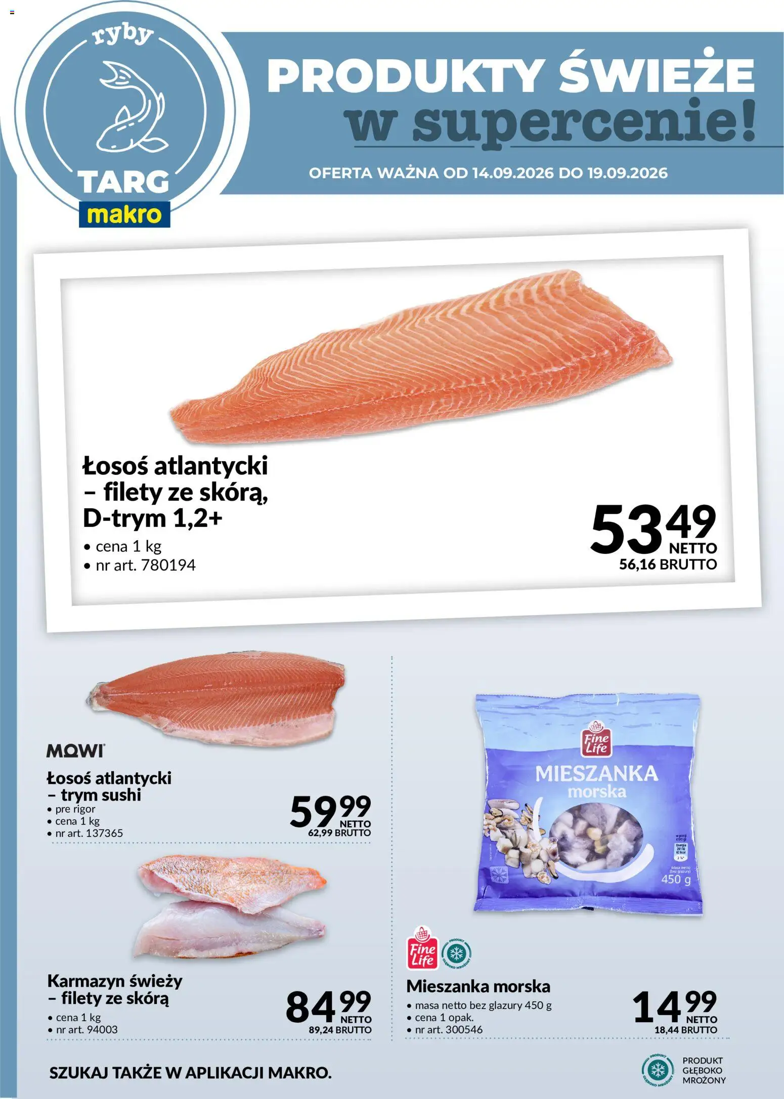 Pogląd gazetki "Makro gazetka - Produkty świeże w supercenie" ze sklepu Makro ważnej od 14.09.2026